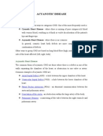 Acyanotic Disease: Classification of CHD