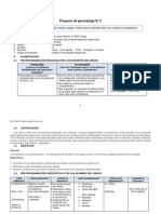 Proyecto y Sesiones de Aprendizaje Aplicando Los Faciculos de Las Rutas de Aprendizaje 2013