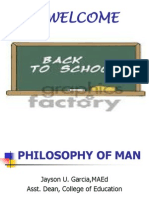 Philosophy of Man