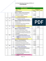 Calendar: Introduction To Cisco Networking Technologies (INTRO) v2.1