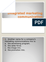 Integrated Marketing Communication