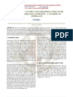 Behaviour of An Open Type Berthing Structure Under Earthquake Condition - A Numerical Approach