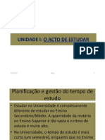 Aula 1 Planificação e Gestão Do Tempo de Estudo