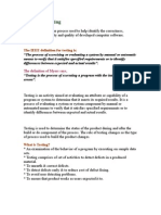 1.software Testing: The IEEE Definition For Testing Is