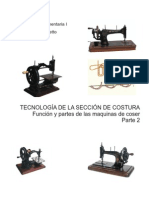 Tipos de Costura Maquina Recta Industrial