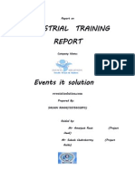 Six Weeks/months Industrial Training Report On IT Company