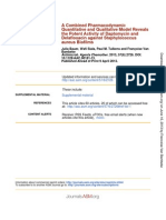 Quantitative and Qualitative Model Reveals A Combined Pharmacodynamic