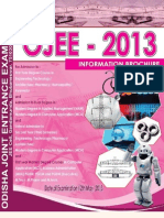 Information Brochure Ojee 2013