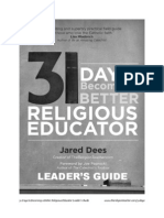 31 Days To Becoming A Better Religious Educator Leader's Guide