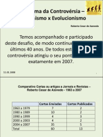 Criacionismo X Evolucionismo