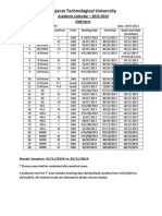 Accademic Calender 2013 ODD345t