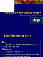 Examination of The Newborn Baby