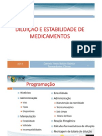 Diluição e Estabilidade de Medicamentos CRF