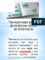 Normatividad - Uso de Uniforme Clínico de Enfermería