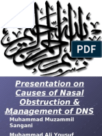 Presentation On Nasal Obstruction