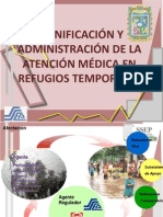 Atención Médica en Refugios Temporales