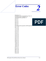 System Error Codes System Error Codes: HP Designjets 500 and 800 Series Printers Service Manual