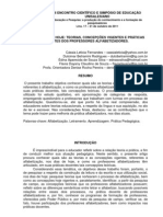 Alfabetização Hoje - Teorias, Concepções Vigentes e Práticas Docentes Dos Professores Alfabetizadores