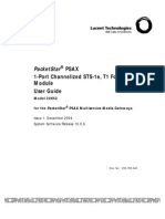 Packetstar: Psax 1-Port Channelized Sts-1E, T1 Format User Guide