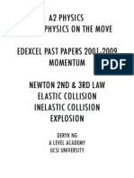 Ultimate Momentum Edexel Physics Past Papers Questions & Mark Scheme 2001-2009