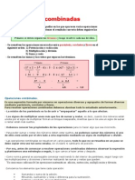 Operaciones Combinadas