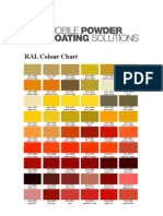 RAL Colour Chart