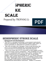 Hemispheric Stroke Scale by G1