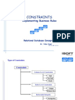 Constraints: Implementing Business Rules