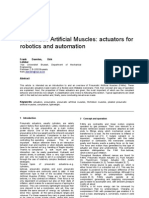 Pneumatic Muscle Actuator Technology A Light Weight Power System For