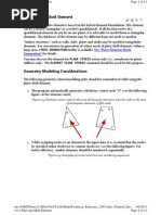 1.6.1 Plate and Shell Element: Geometry Modeling Considerations