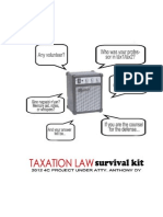 TAXATION LAW Survival Kit by 4C