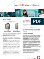 Lucent UMTS Macrocell Compact Product Datasheet