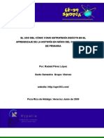 El Uso Del Cómic Como Estrategía Didácta en El Aprendizaje de La Historía en Niños Del Cuarto Grado de Primaria
