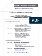 Bayesian Phylogenetic Analysis Using BEAST: Centre For Macroevolution and Macroecology