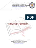 Elementos Del Hebreo Biblico