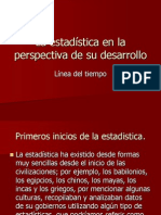 La Estadística en La Perspectiva de Su Desarrollo