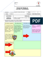 Ficha de Trabajo Cultura y Patrimonio