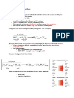 Chapter 14 Notes-Acids and Bases Bronsted - Lowry Theory: Proton Donors Proton Acceptors