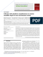 Follicular With Plexiform Ameloblastoma in Anterior Mandible: Report of Case and Literature Review