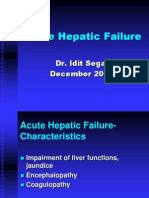 Acute Hepatic Failure: Dr. Idit Segal December 2003