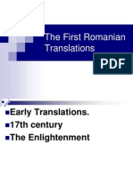 History of Romanian Translation