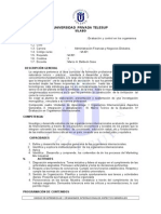 SILABUS DE Control y Evaluación de Organizaciones