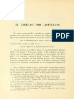 El Endecasílabo Castellano, Pedro Henríquez Ureña