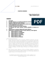 Felipe Osterling Parodi y Mario Castillo Freyre, El Mutuo Disenso