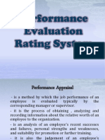 Performance Evaluation Rating System