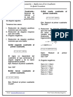 Trigo Reduccion Al Primer Cuadrante 1ro Sec