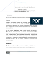 Comprensiones y Competencias Pedagogicas-Capitulo 1