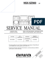 Aiwa Nsx-sz900 Cx-nsz900 SM