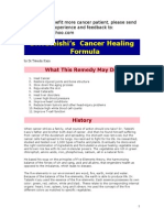 Tateishi's Cancer Healing Formula