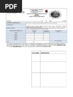 Prueba Primera Unidad 1 Iguales y Diferentes Tercero Básico